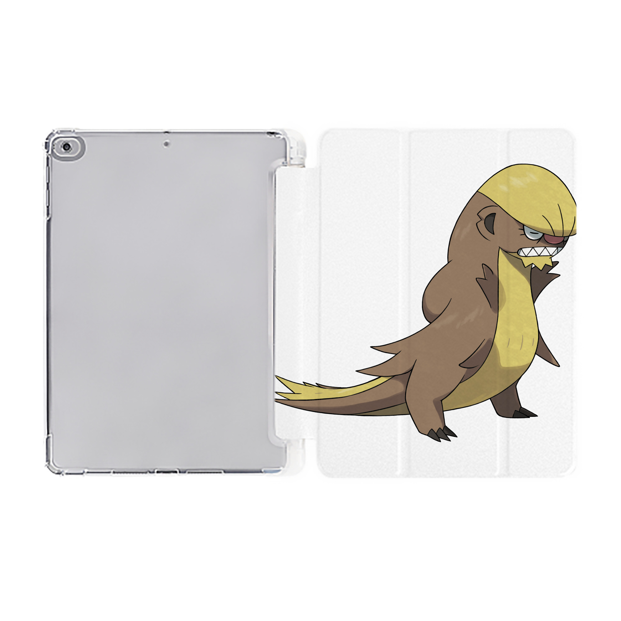 （画像用） ポケットモンスター Pokémon IPad ケース ペン収納付き 三つ折りスタンド PUレザー×シリコン 対応機種9.5/10.5/10.9インチ